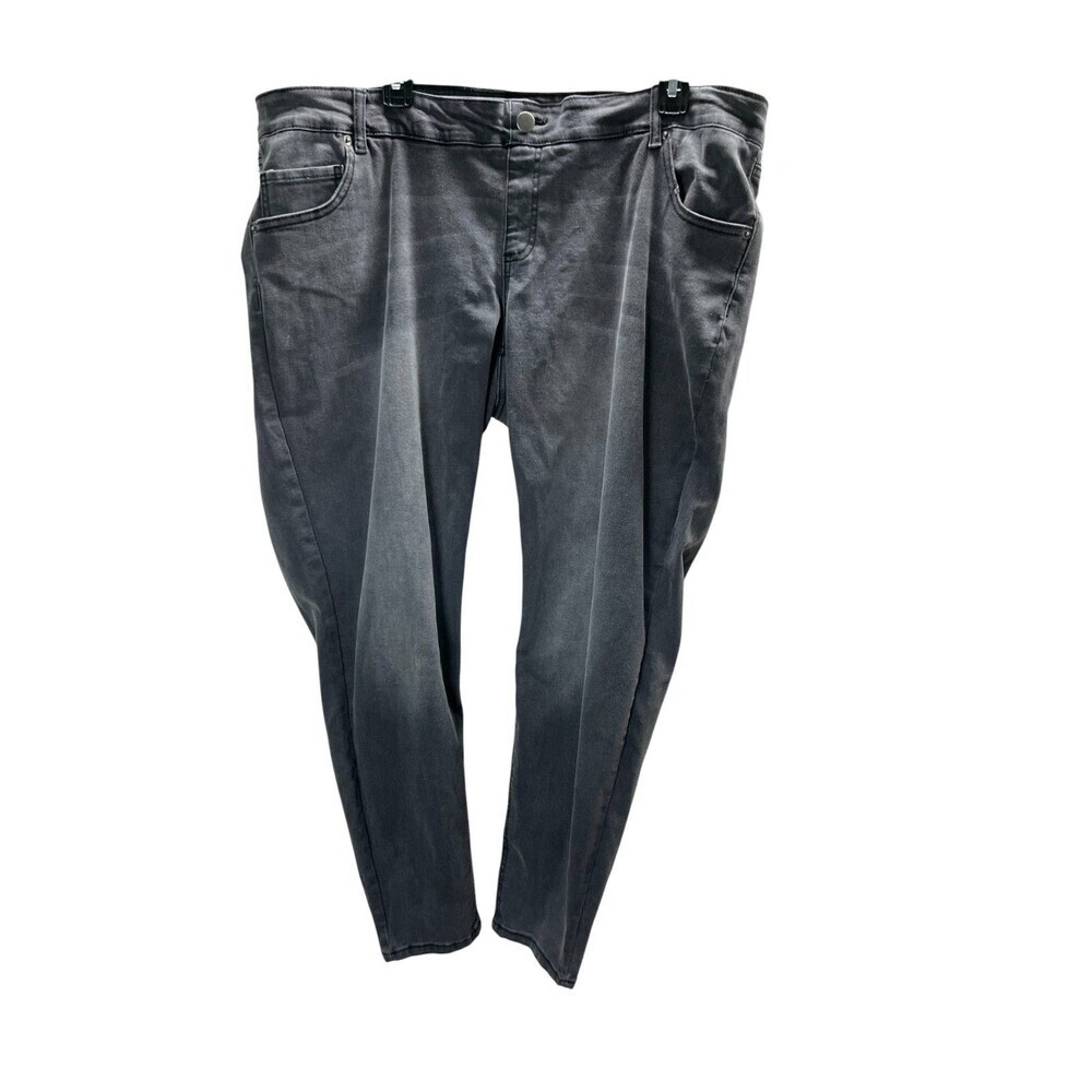 Time And Tru Jeans Size XXL Women's Maternity Charcoal Gray Skinny Cotton Blend